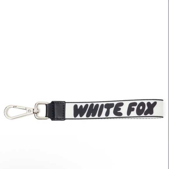 White Fox Boutique Black & White Key Wristlet Strap - Picture 2 of 4